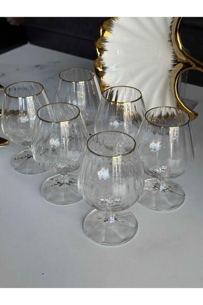 ROSSEV Carino Gold 6'L Coffee Side Water Glass (110ml)