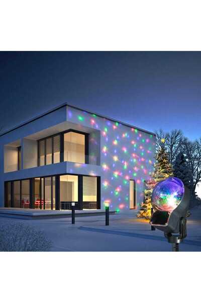 HOFF Proiector LED de Crăciun, interior + exterior, 58930041, lumină RGB, cu ...