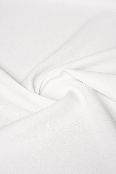 Kumaş Deposu قماش سكوبا كريب محبوك باللون الأبيض