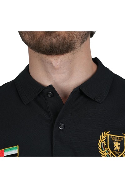 Giordano Men's National Day Slim Fit Embroidered Polo - Limited Edition Collection