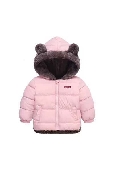 melisam.msg Kız Erkek Çocuk Kış Kalın Sevimli Peluş Mont