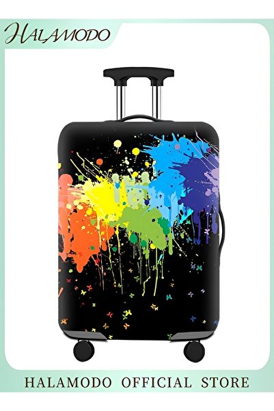 HALAMODO Stylish High-gloss Carry-on Suitcase, Lightweight Durable Hard Case