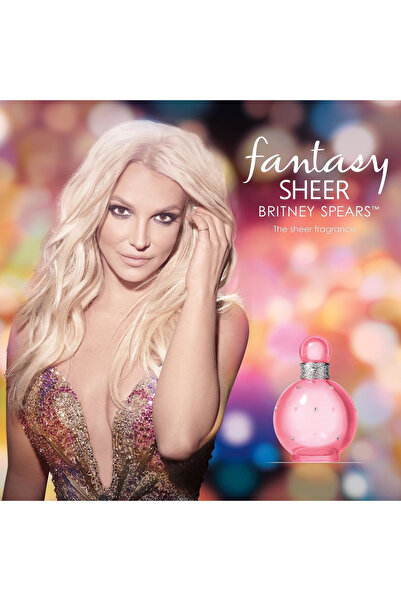 Britney Spears Britney Spears Fantasy Sheer Eau de Toilette Spray for Women, 3.3 fl oz