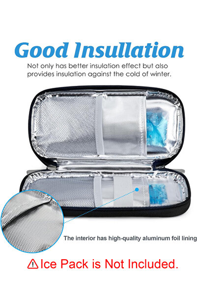 DMYRDH Insulin Cooler Travel Case Diabetic Cooler Bag Insulin Cooling Bag for Insulin Pen Insulin Medicine