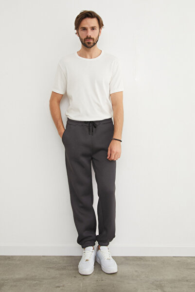 Fulla Moda 3 Thread Waist Lace-Up Jogger Sweatpants