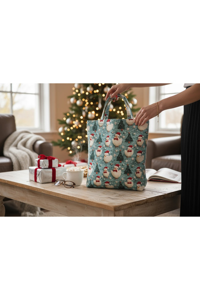 Soft and Baby حقيبة قماشية للعام الجديد، حقيبة قماشية، حقيبة هدايا، حقيبة سان...