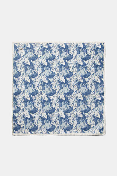 W Collection LACİVERT KETEN MENDİL