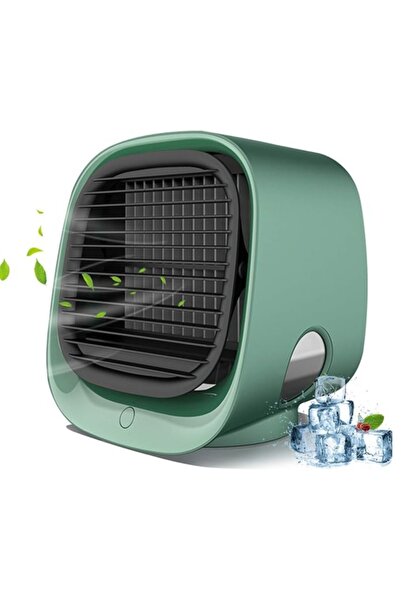 HALAMODO 4-in-1 Portable Air Conditioner Fan, Upgraded Personal Space Air Cooler, Mini Evaporative Cooler Fan