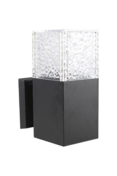HAMER Single wall lantern, black + transparent, E27