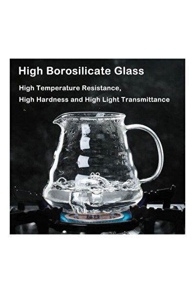 HALAMODO Multicolour 800ml Pour Over Coffee Maker Set