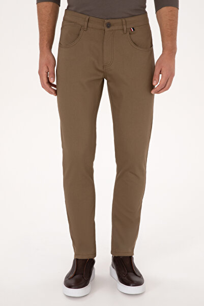 U.S. Polo Assn. Men's Khaki Canvas Trousers 50316835-Vr027