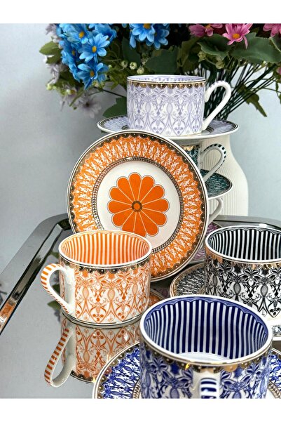 Kosova Bone China 6'lı Nescafe Bardağı 200 Cc Fnc-13