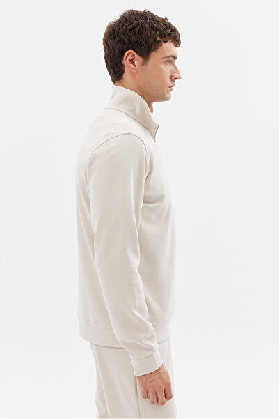 PAULMARK Men's Half Zip Sweat Top