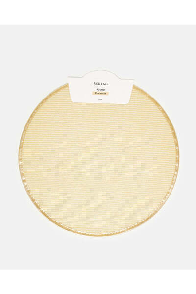 REDTAG مفرش طاولة دائري مزخرف بالذهب