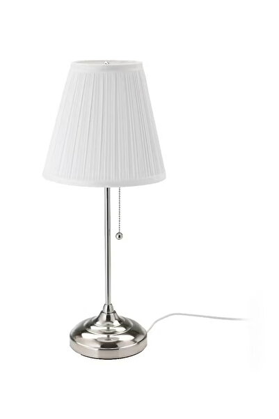 Primo Plus 2 Table Lamp Silver/White