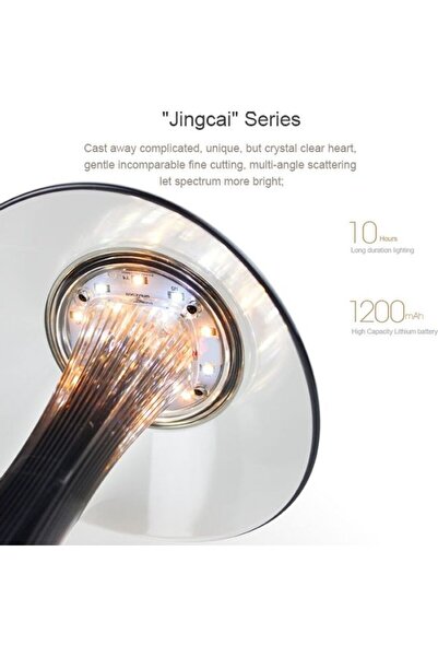 HALAMODO Grey LED Desk Lamp with Slim Waist