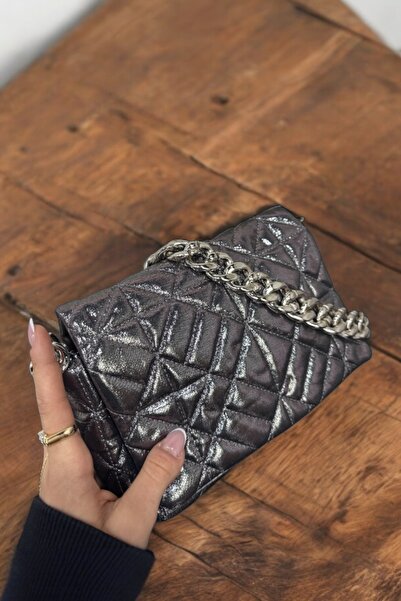 Stilgo Women's 2-Piece Chain Embroidered Bag Set Gold Platinum