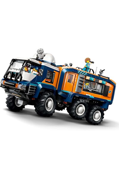 LEGO City Arctic Explorer Science Lab Truck (60471) - 5 Minifigures, 3 Wolves, Ages 8+