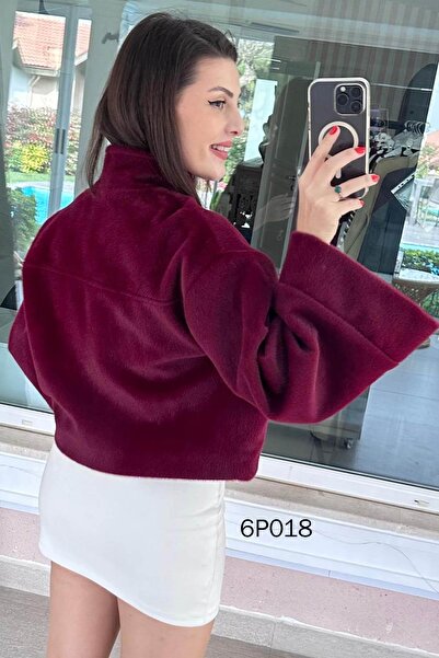 İnce Topuk Prive Series Fox Pockets Zippered Bomber Jacket 6P018