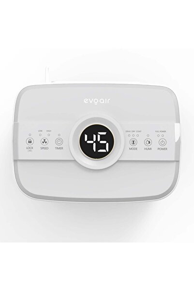 EvoAir Dezumidificator Dryora 10, 10l/24h, Senzor de Umiditate, Dezumidifcare Continua, Uscare Rufe