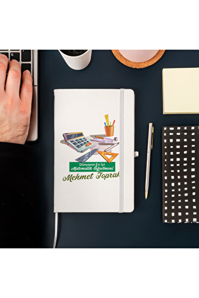 Hediyesepeti Teachers' Day Gift for Math Teachers Printed Notebooks