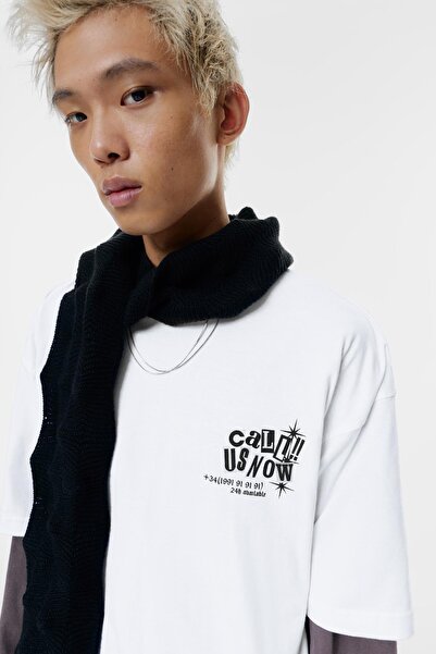 Pull & Bear STWD grafitili t-shirt