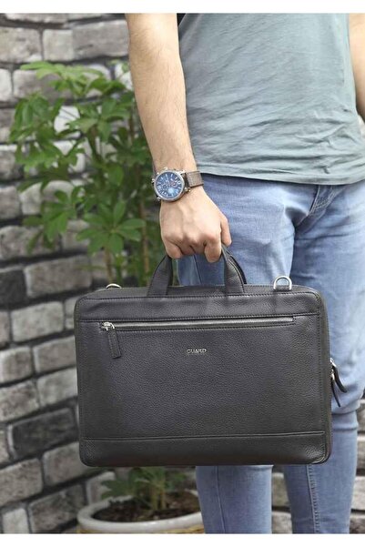 GUARD Brown Leather Special Production Laptop and Briefcase