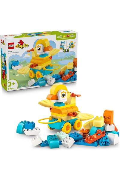 LEGO DUPLO 10448 3-in-1 Animals on Wheels Building Toy