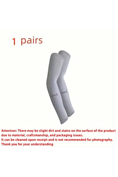 Choice Grey-1pc 1/3 Pair of Breathable Sun Protection Sleeves - Breathable & UV Protective Gear for Sports,
