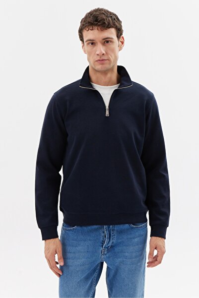 PAULMARK Top pentru bărbați cu jumătate de fermoar