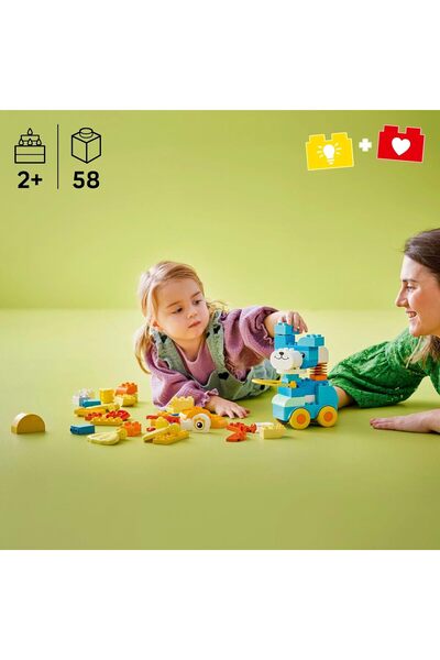 LEGO DUPLO 10448 3-in-1 Animals on Wheels Building Toy