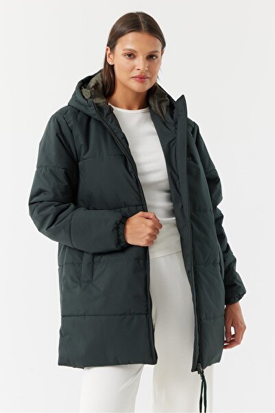 PAULMARK Women's Hooded Puffer Coat