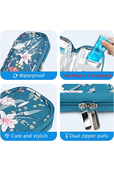 DMYRDH Insulin Cooler Travel Case Diabetic Cooler Bag Insulin Cooling Bag for Insulin Pen Insulin Medicine