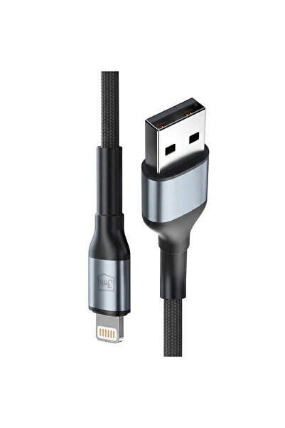 3MK USB to Lightning data cable Hyper N, black, 12W, 1m