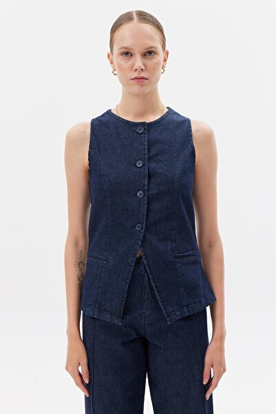 PAULMARK Жіночий джинсовий жилет
