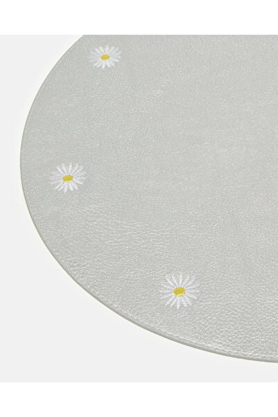 REDTAG Grey Solid Round Placemat
