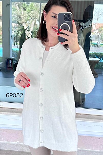 İnce Topuk Prive Series Long Knitwear Cardigan 6P052