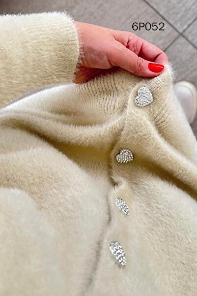 İnce Topuk Prive Series Long Knitwear Cardigan 6P052