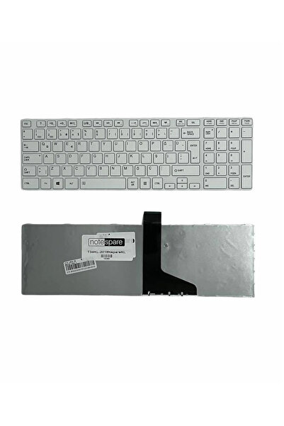 Notespare Toshiba Uyumlu Qosmio X870-13H, X870-14N, X870-14P, X870-14Q Klavye Beyaz TR