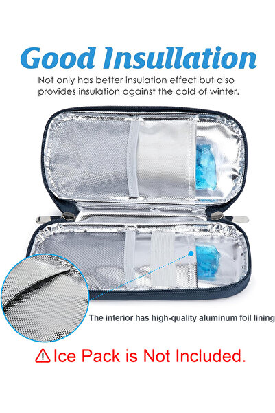 DMYRDH Insulin Cooler Travel Case Diabetic Cooler Bag Insulin Cooling Bag for Insulin Pen Insulin Medicine