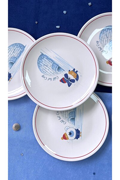 ers erbaşlar KUZEY KUTBU LÜX 6 PARÇA TATLI TABAĞI SETİ