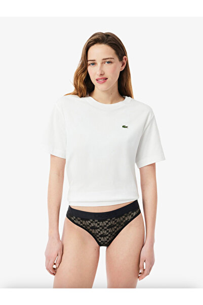 Lacoste Σλιπ με κορδόνι στη μέση με λογότυπο