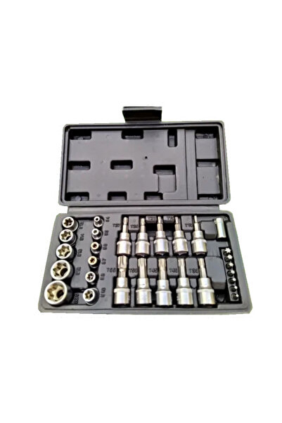 Jack Trusa 29 piese Chei Tubulare Torx si Capete Biti Torx