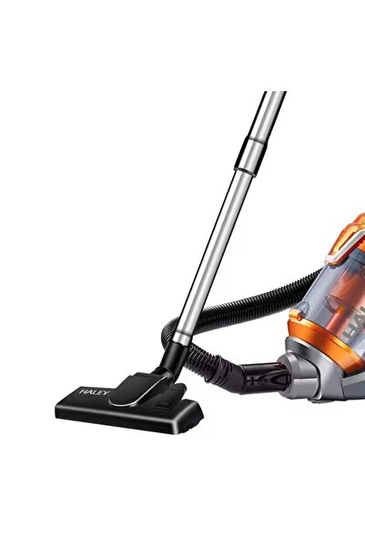 HALEY portable vacuum cleaner, with high suction, 4 liters, 3000W, with bags, Orange/Gray