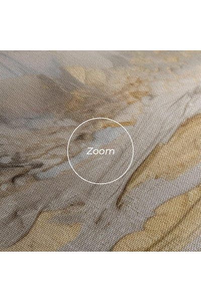 Arthub Canvas Painting, Bedroom And Living Room, Abstract, Abstract White Waves