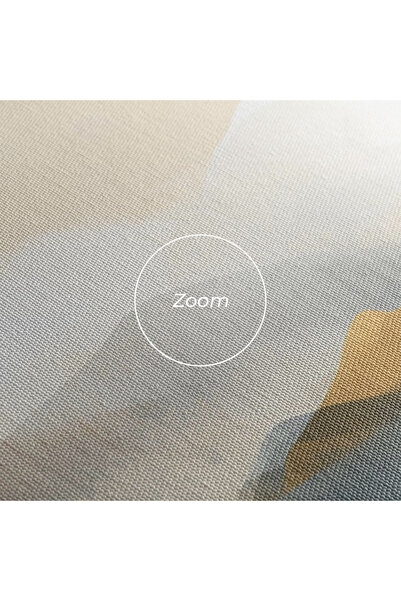 Arthub Canvas Painting, Bedroom And Living Room, Landscapes, Gold Foggy Blue