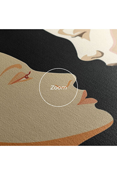 Arthub Canvas Painting, Bedroom And Living Room, Modern, Orange Pop Girl