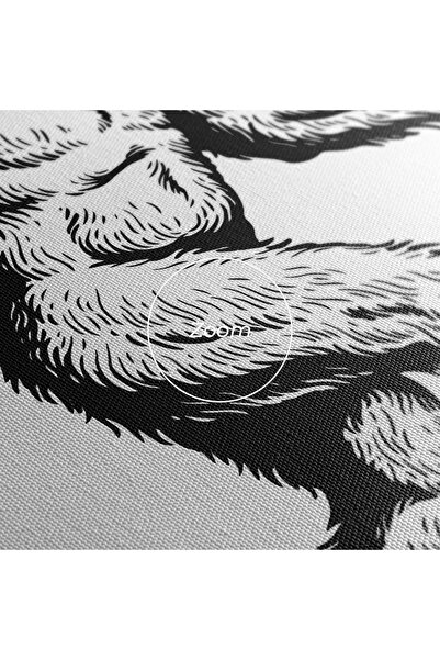 Arthub Canvas Painting, Bedroom And Living Room, Modern, Yeti