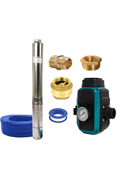 DDT Promo package Deep well submersible pump 4SDM3-7+ intelligent digital adj...
