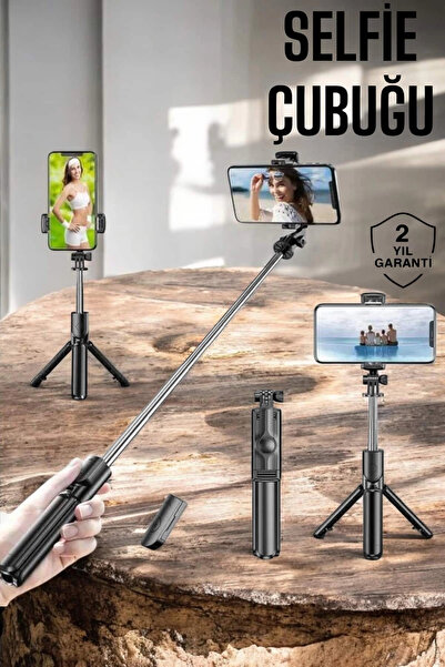 Belle Fusion Bfs Controlled Tripod Phone Holder Selfie Stick 360 Degree Rotatable